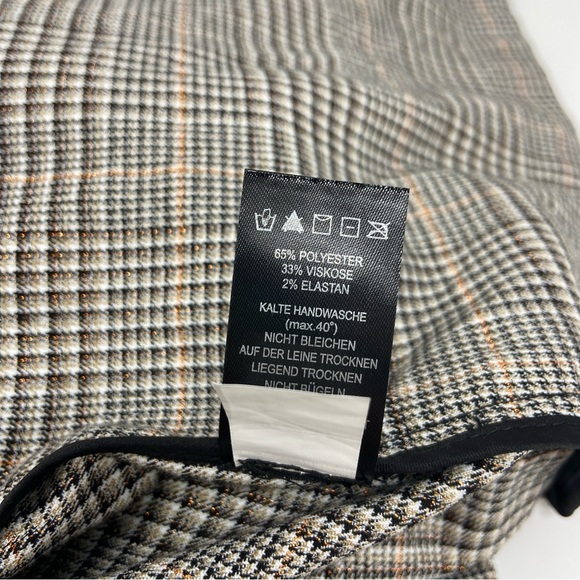 JOIE Plaid Open Front Oversized Blazer Size L - Picture 5 of 7